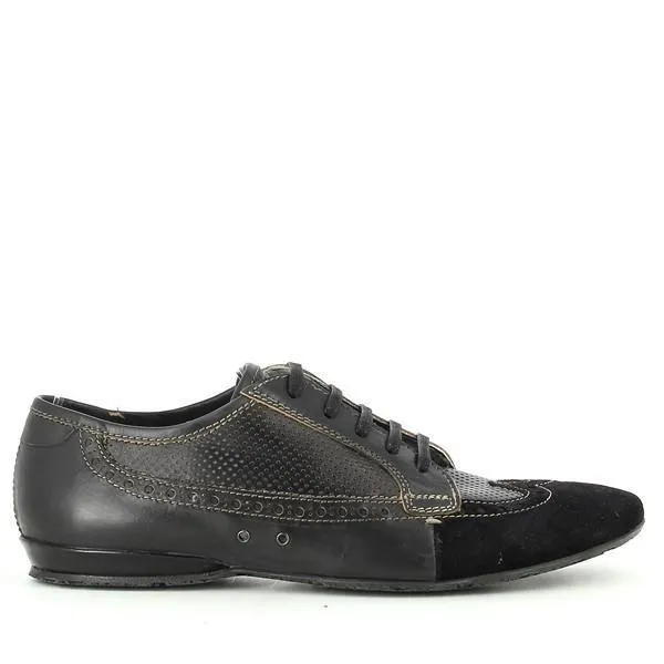 Forte 5922 Black Lace-Up Men's Shoes
