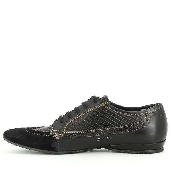 Forte 5922 Black Lace-Up Men's Shoes