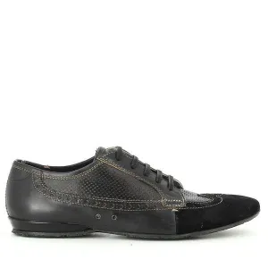Forte 5922 Black Lace-Up Men's Shoes