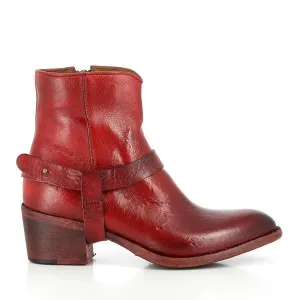 Forte PSW5308 Rosso Red Ankle Boots