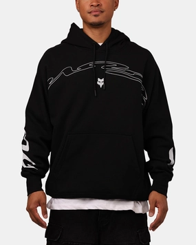 Fox Racing Energy Oversized Hoodie Black Pilling Resistant Finish