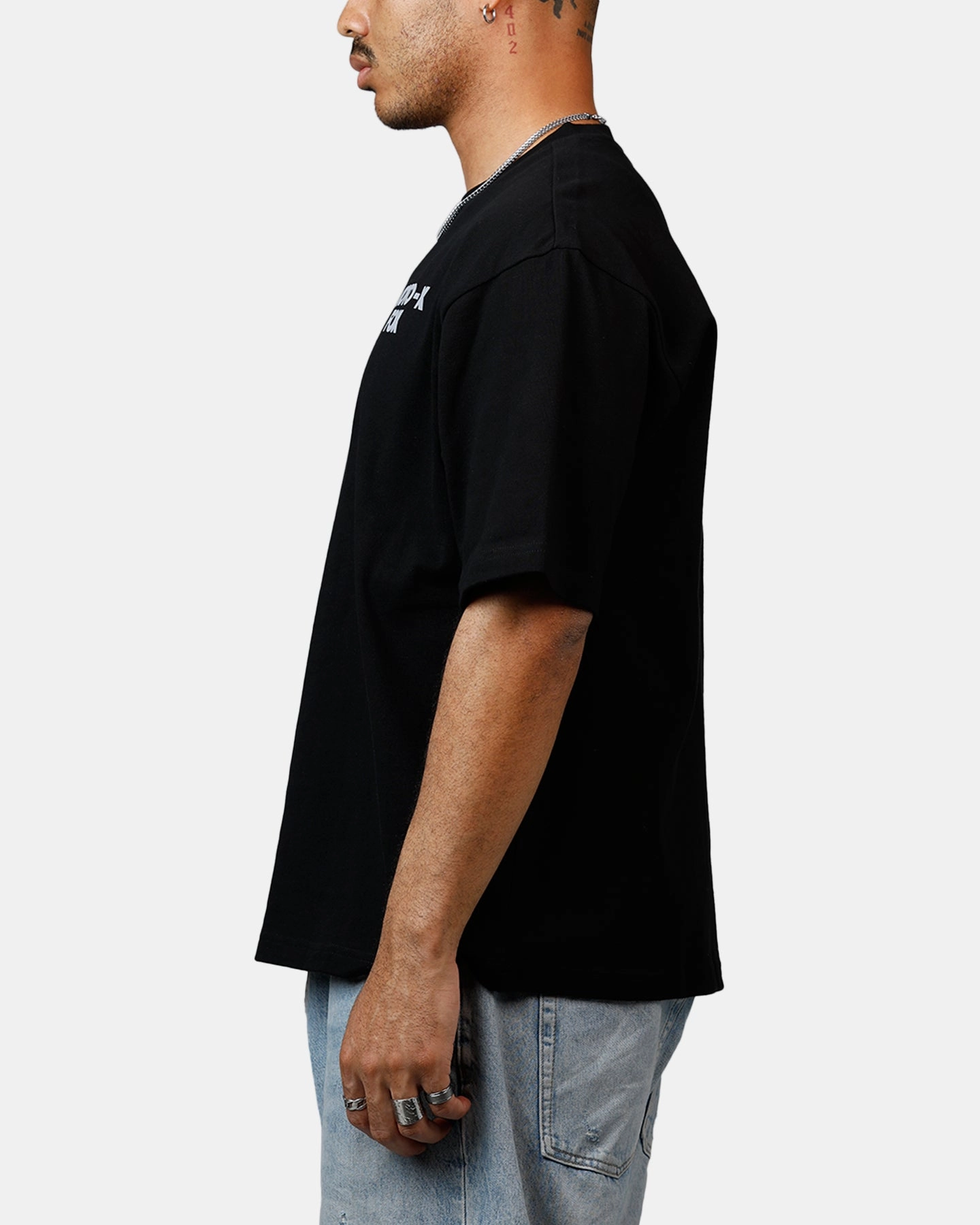 Lightweight Look men's clothing Fox Racing Moto-X Oversized T-Shirt Black
