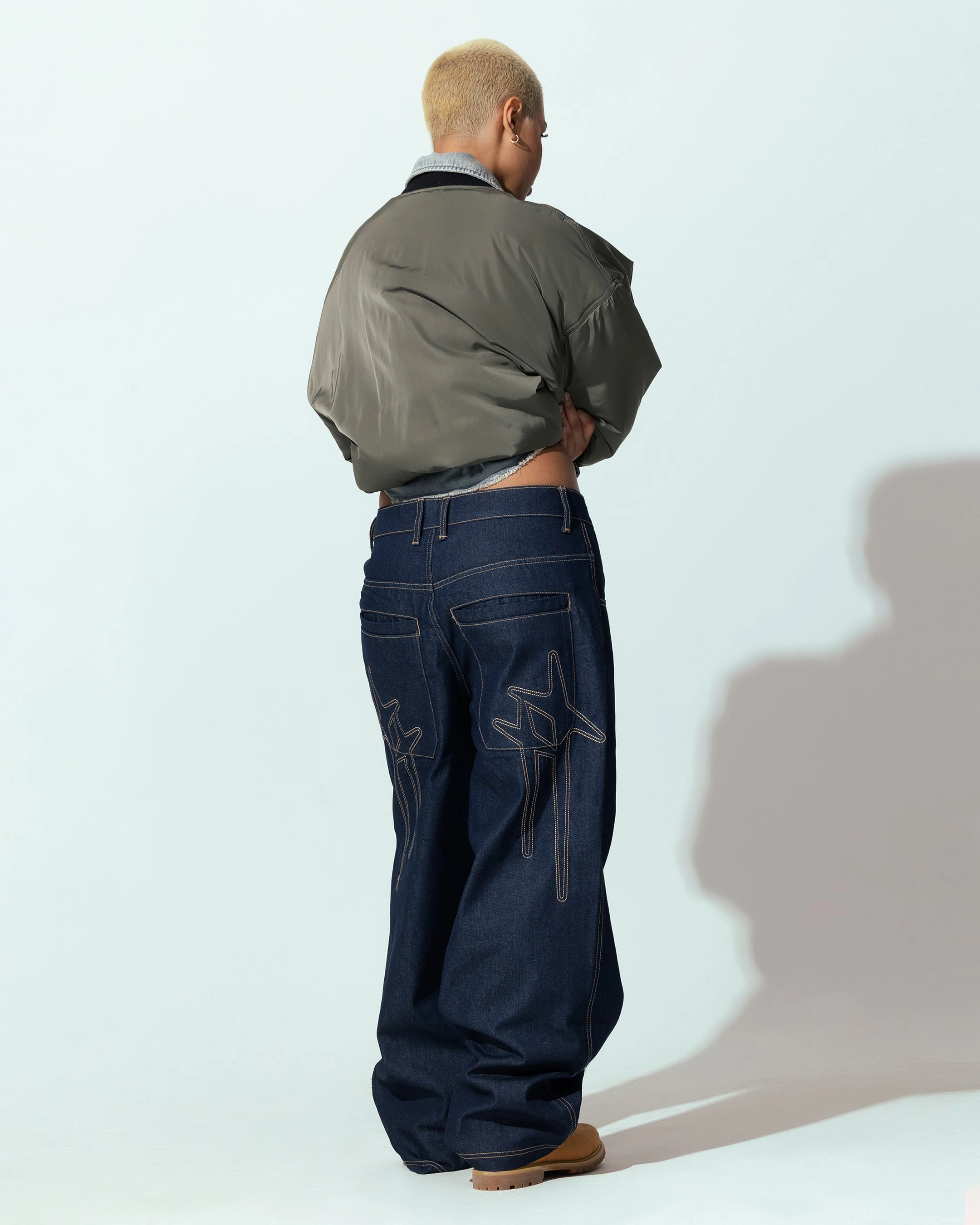 Light Fit Loiter Star Born Jeans Raw Indigo