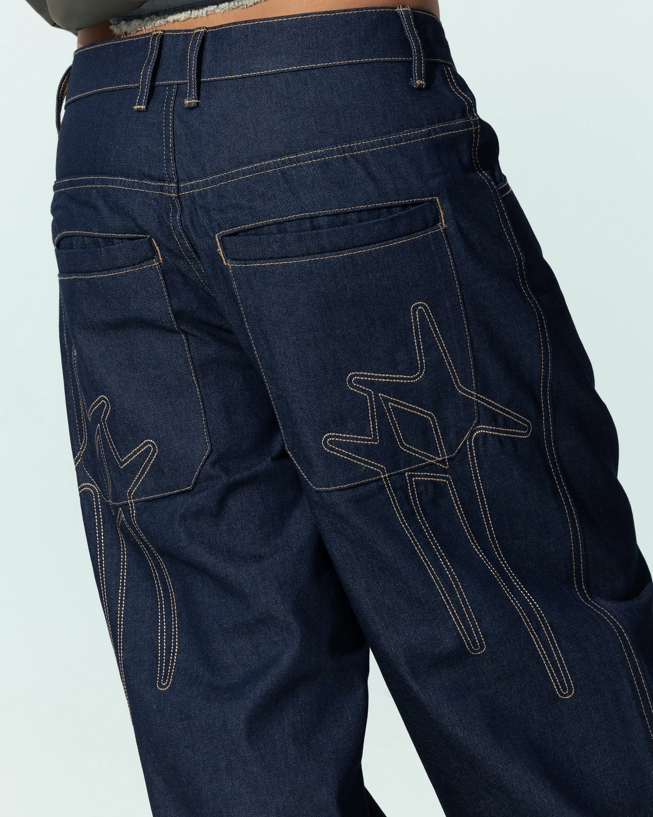 Loiter Star Born Jeans Raw Indigo Sport Fit Comfy Waistband