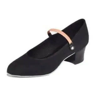 Freed Black Character Shoes 1 1/2" Cuban Heel Style NCCH2