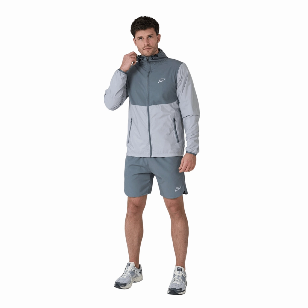 Frequency Power Pro Windbreaker Men Simple Layer Fade Resistant Dye