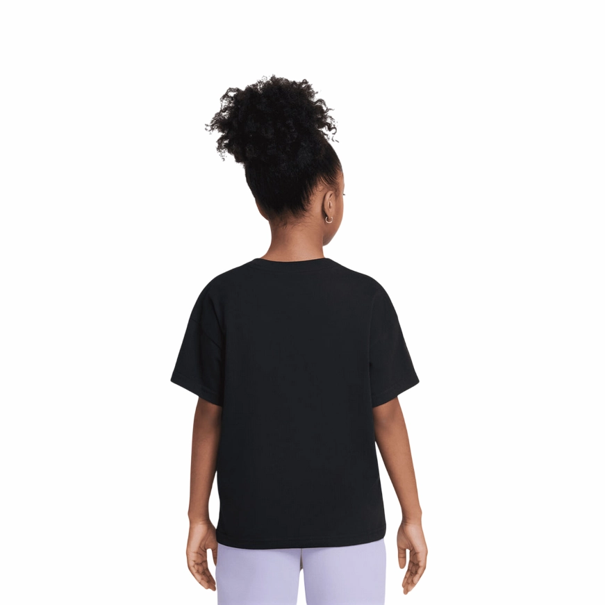 Reversible Design Concept Chilly Comfort Nike Sportswear T-shirt "Sip The Tea" Nera Ragazza #HQ2337-010