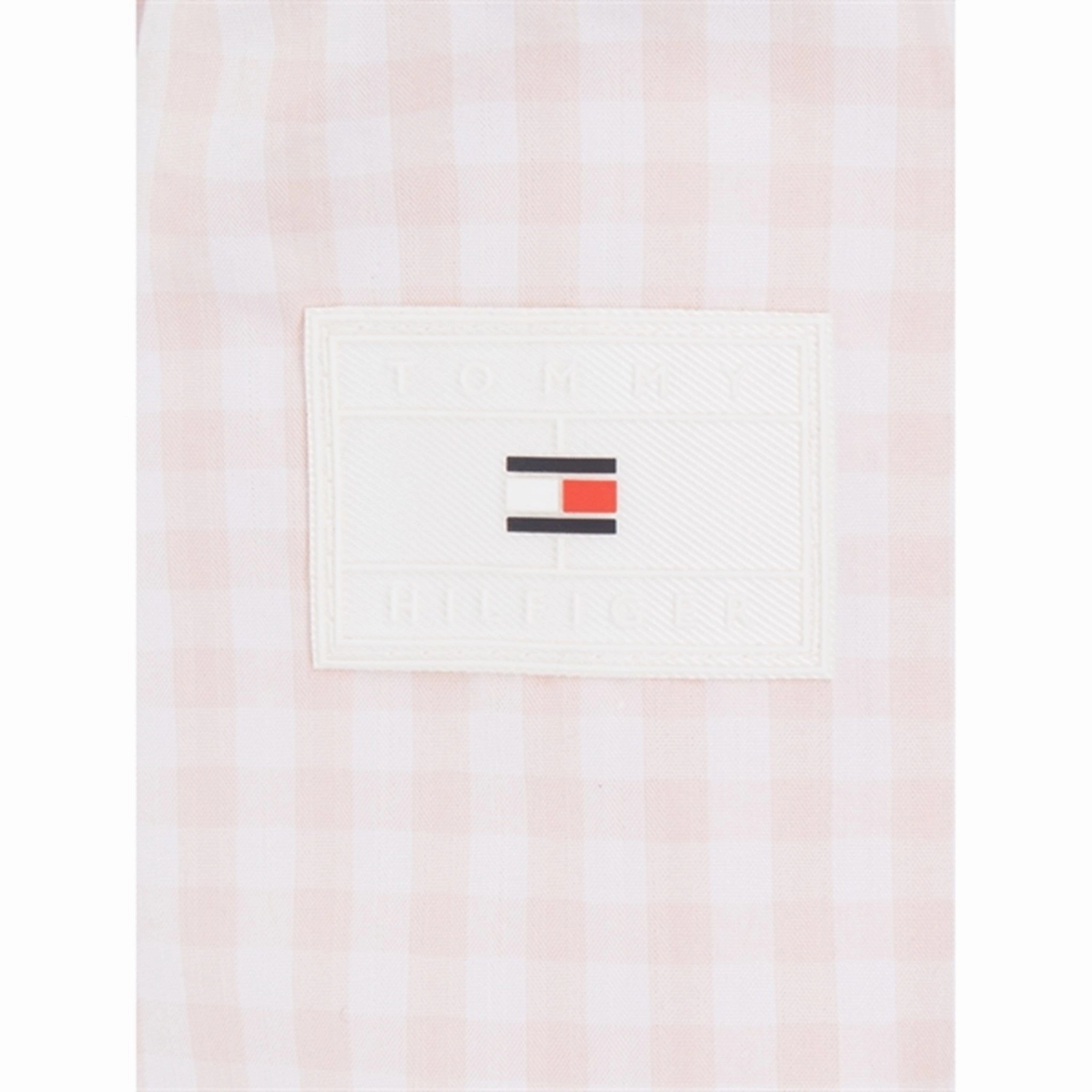 hypoallergenic material Tommy Hilfiger Baby Reversible Gingham Jacket White / Pink Check