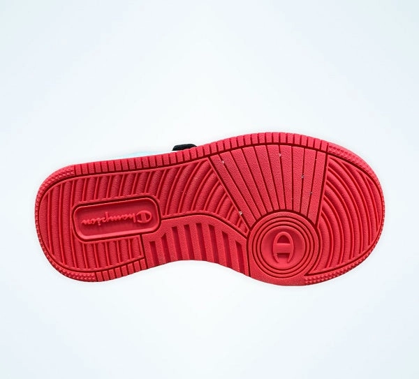 Champion scarpa sneakers da bambino Rebound 2.0 S32259-CHA-KK002 nero bianco rosso Breathable Airflow Channels easy - to - put - on shoes