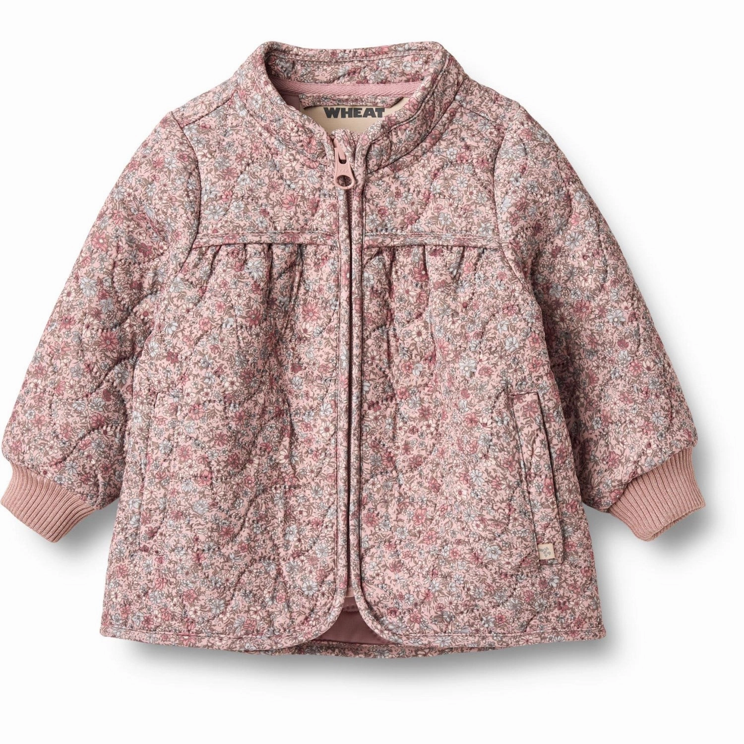 Wheat Soft Lavender Flowers Thermo Jacket Thilde Hypoallergenic Fiber Filling