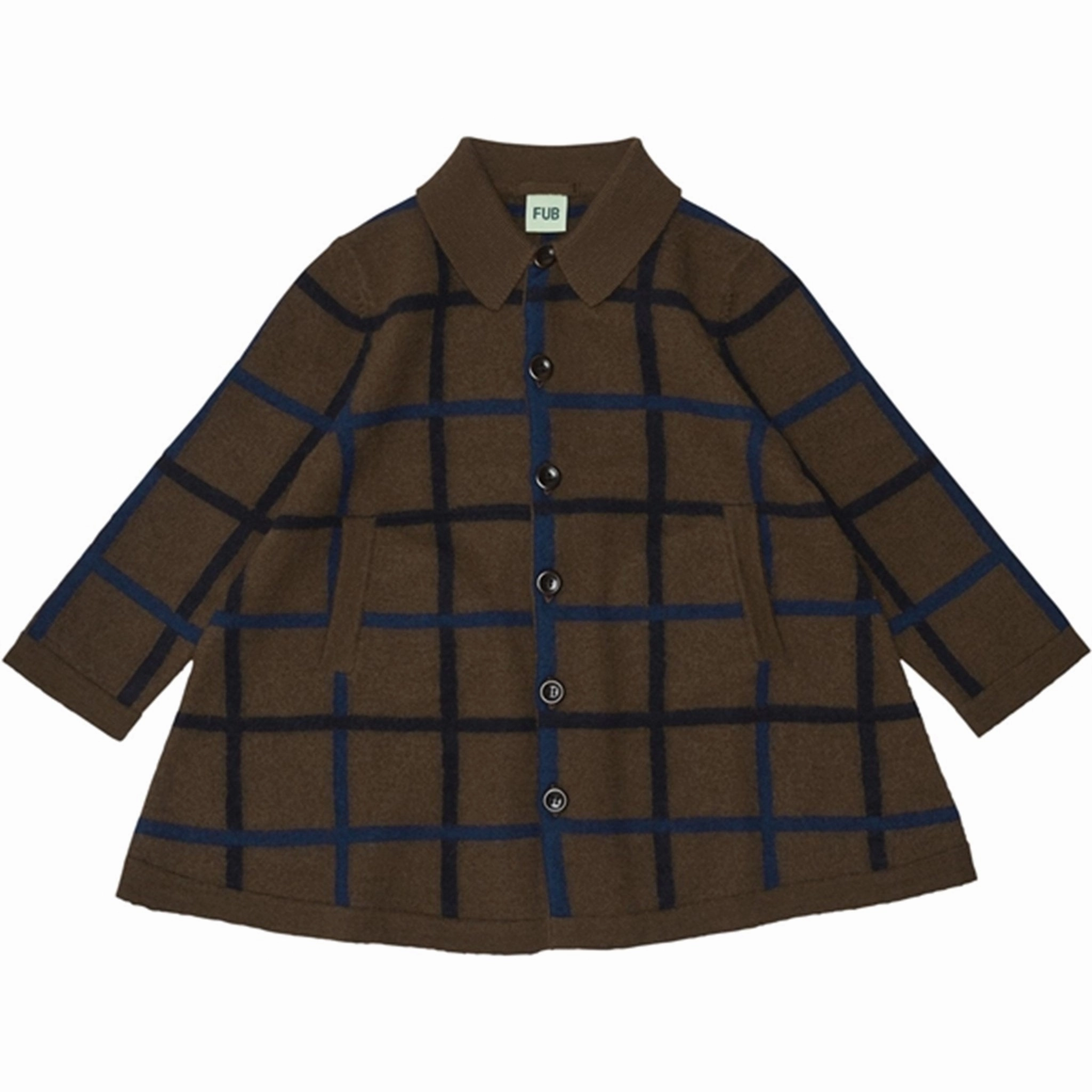 FUB Felted Coat Amber Reflective accents