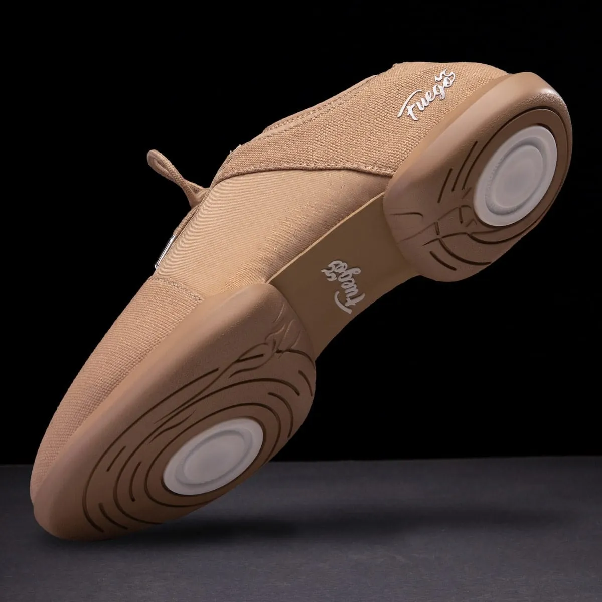 Fuego Dance Shoes - Split-sole | Latte (In-Store)