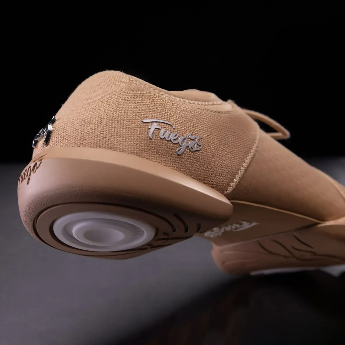 Fuego Dance Shoes - Split-sole | Latte (In-Store)