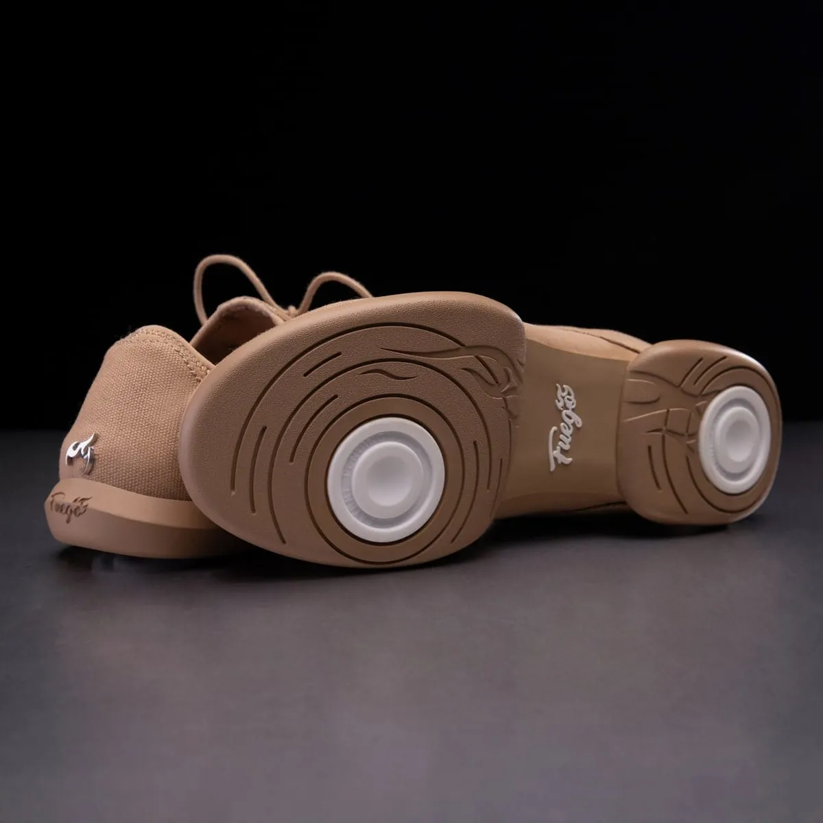 Fuego Dance Shoes - Split-sole | Latte (In-Store)