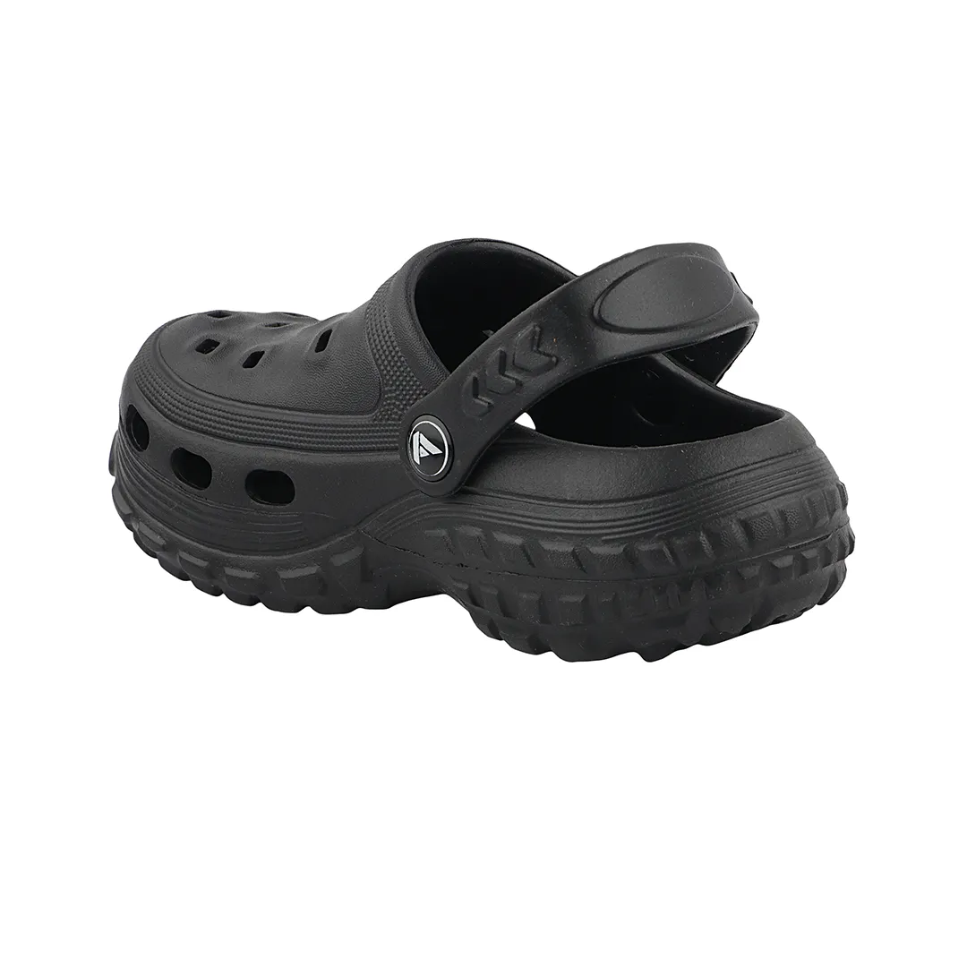 FUEL PODDLE BLACK Clogs Slipper for 4-10 Years Boys/girls (PODDLE BLACK)