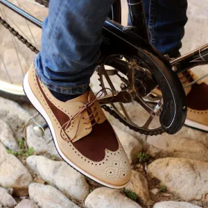 Full Brogue-Kid Suede, Brown-Wholesale