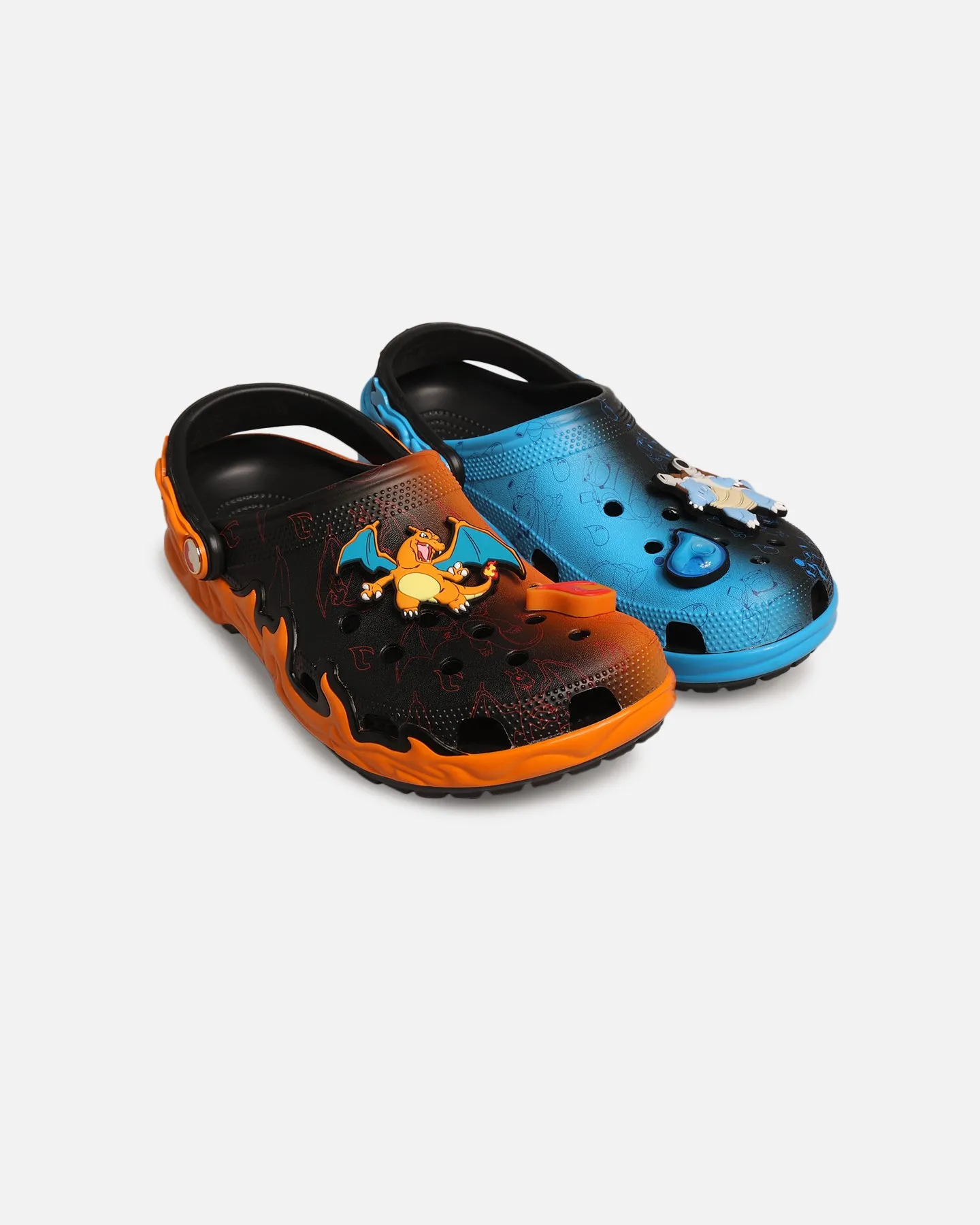 Crocs Pok??mon 'Charizard vs. Blastoise' Classic Clog Multi Lace Up Design Woven material