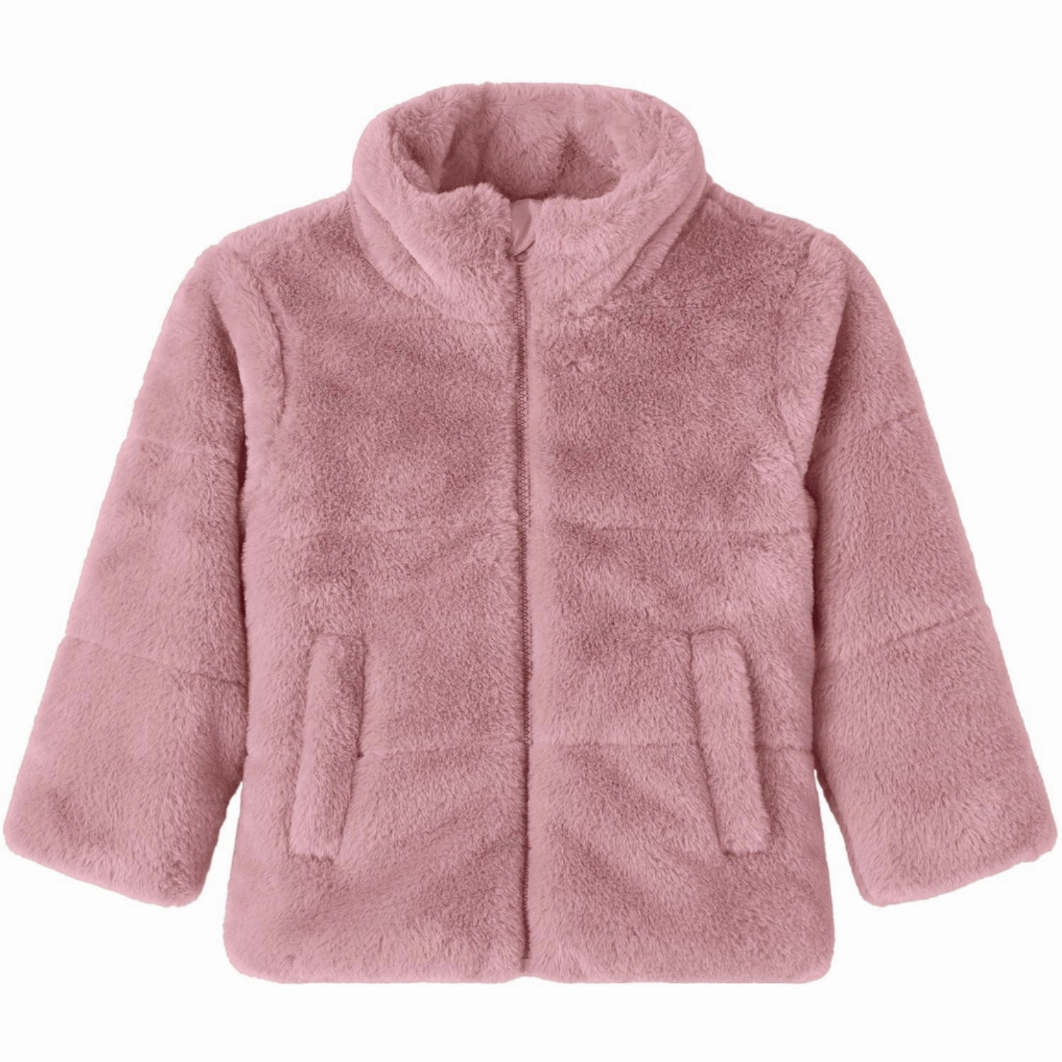 UV Resistant Finish WaterRepellentExterior Name It Lilas Mila Faux Fur Jacket