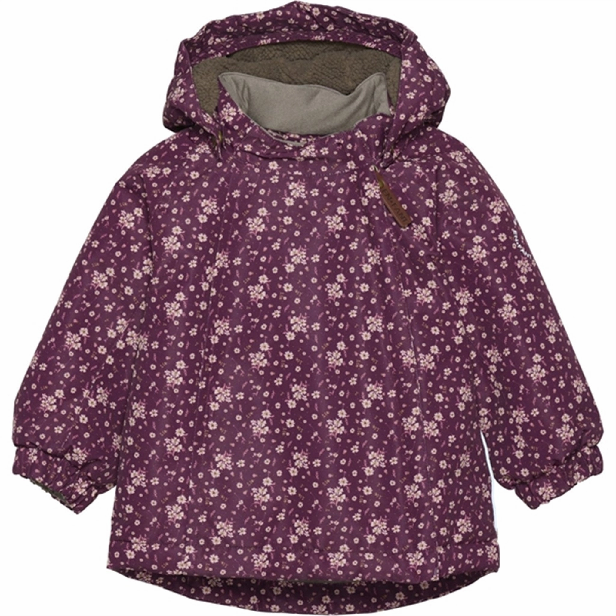 En Fant Jacket AOP Baby Fig High Neck