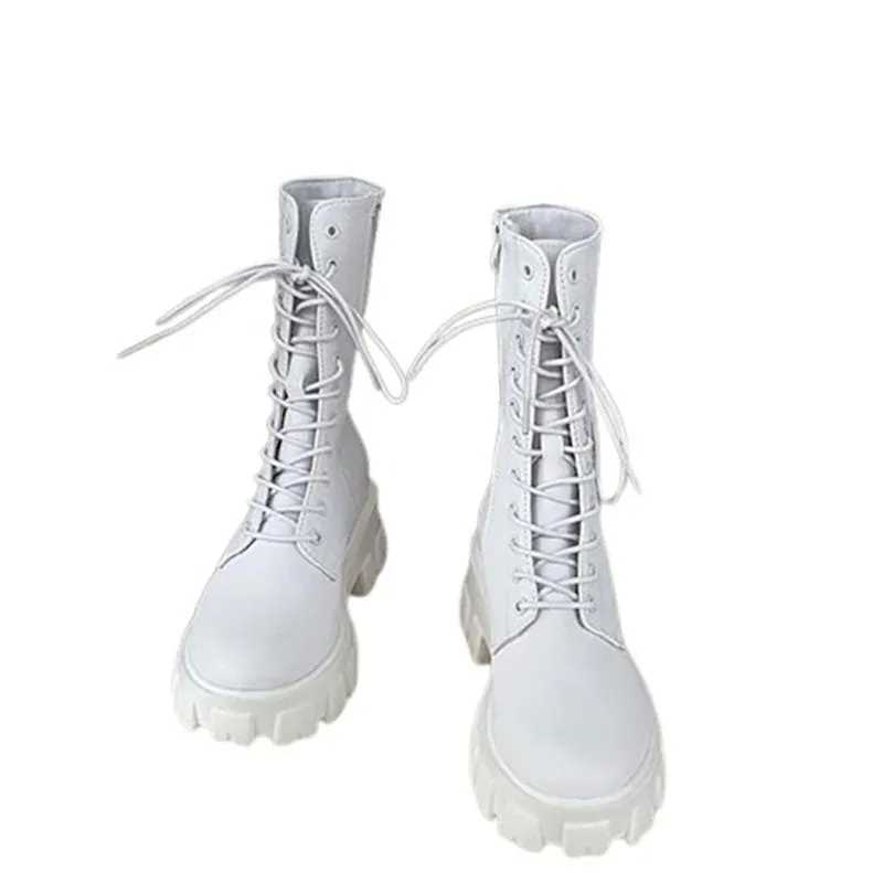 Funki Buys | Boots | Women's Gothic Chunky Heel Knights Boots