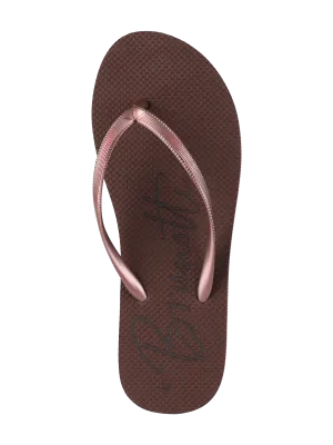 Gaia Women Flip Flops | Brown