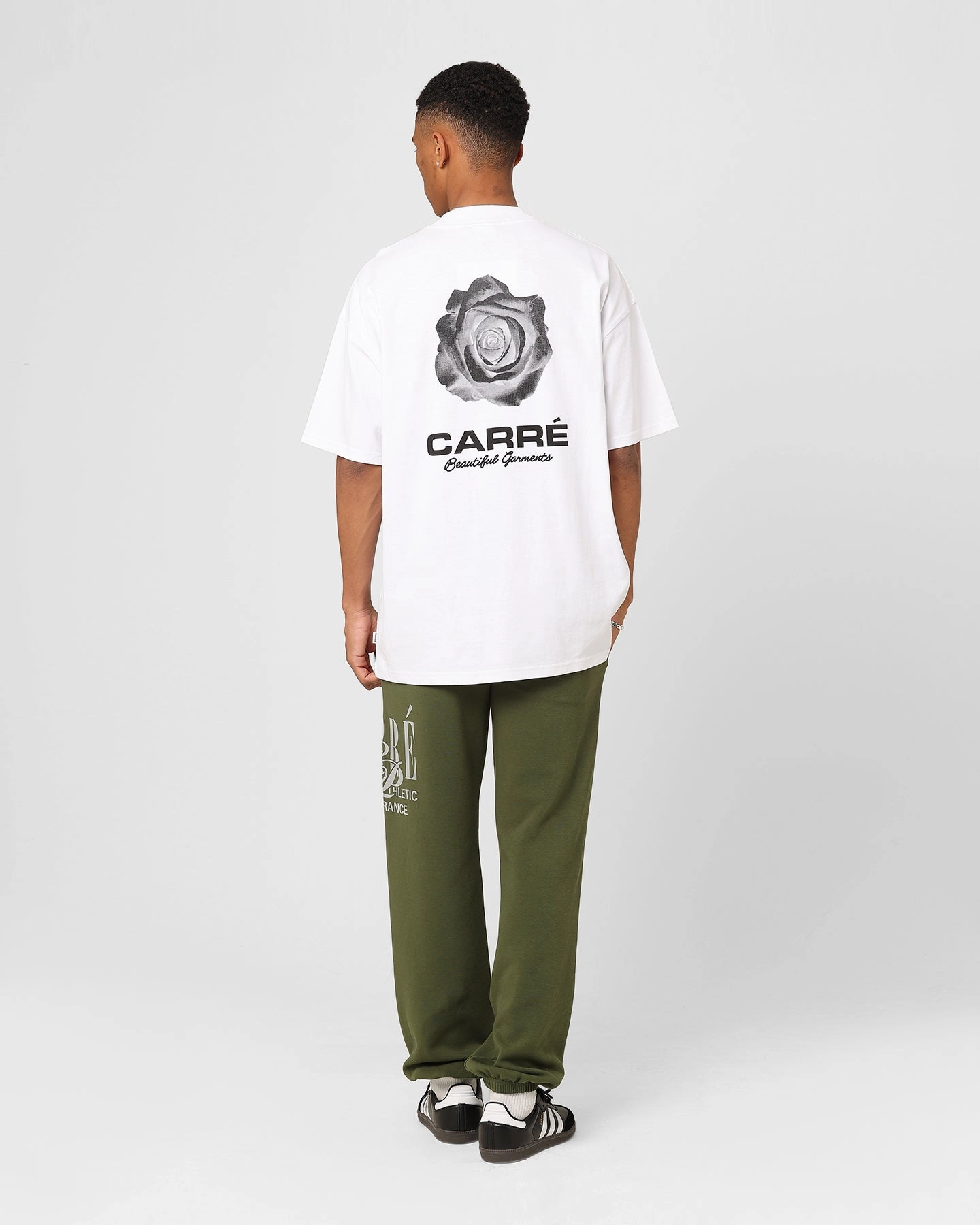Indoor clothing NonRestrictive Cut Carre RBG Heavyweight Oversized T-Shirt White