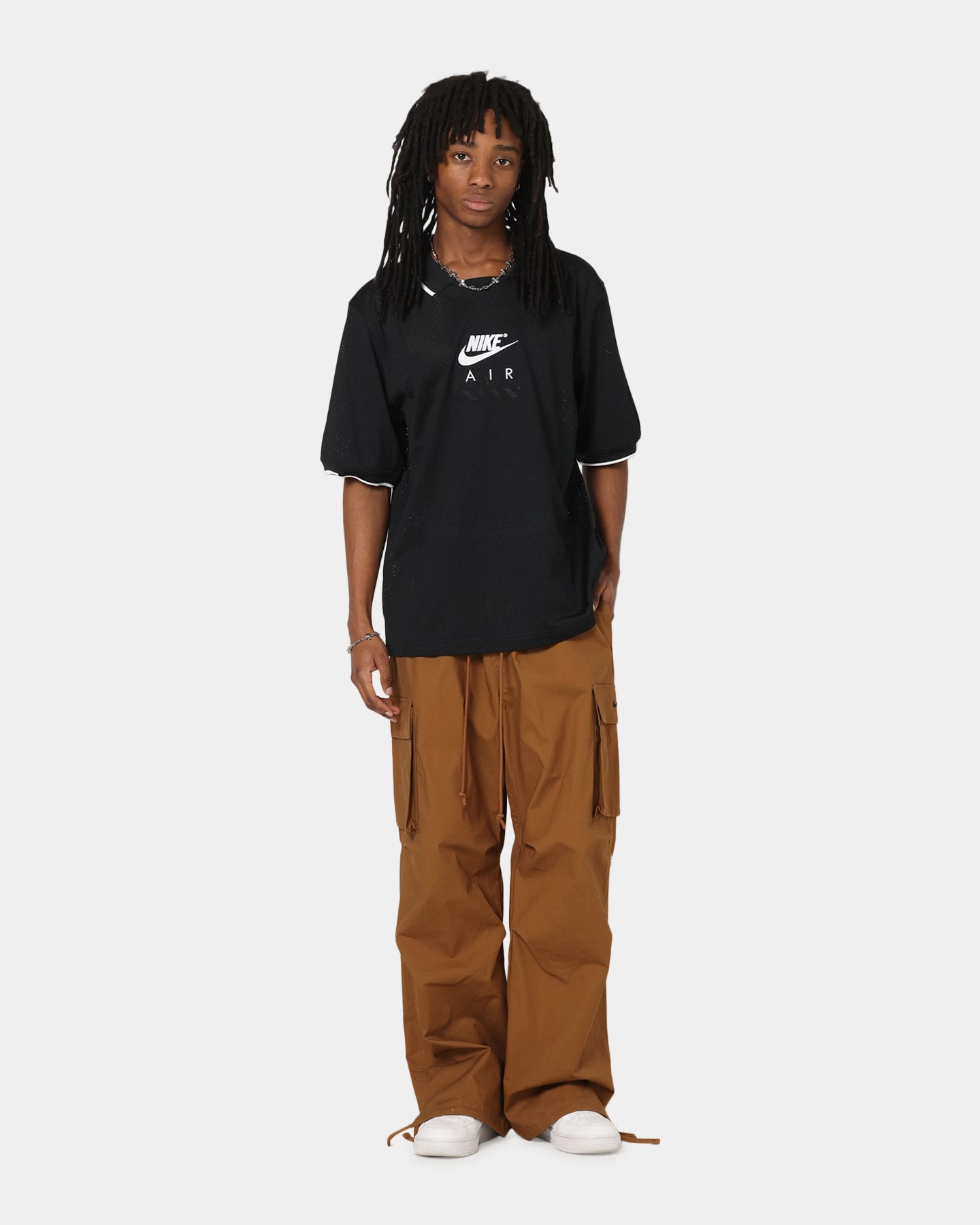 Nike Air Football Jersey Black/White Reflective Safety Trim