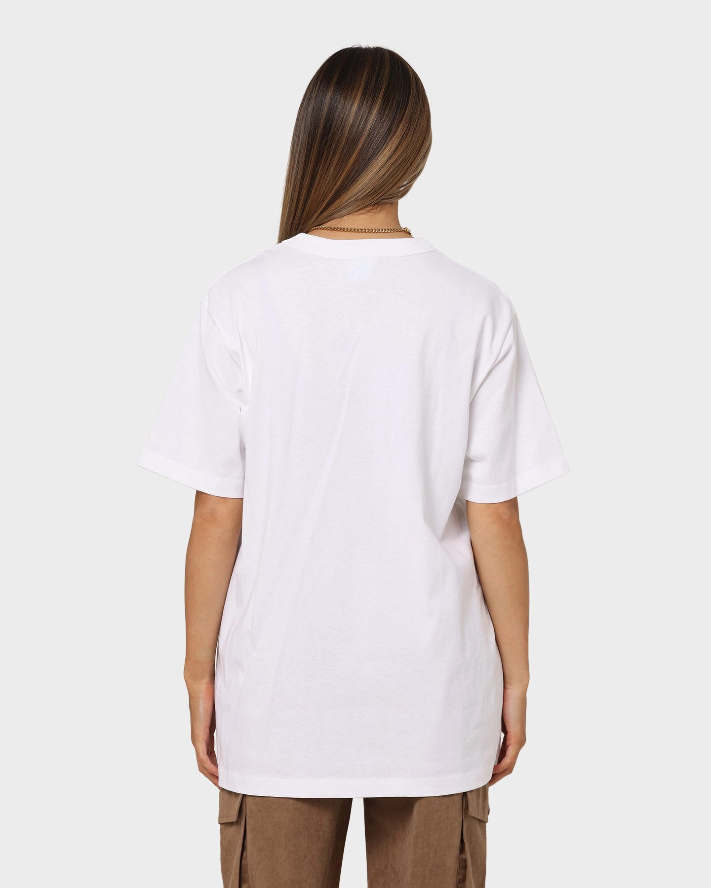 Quick Drying Champion Women's Hi-Tech 2K Oversized T-Shirt White