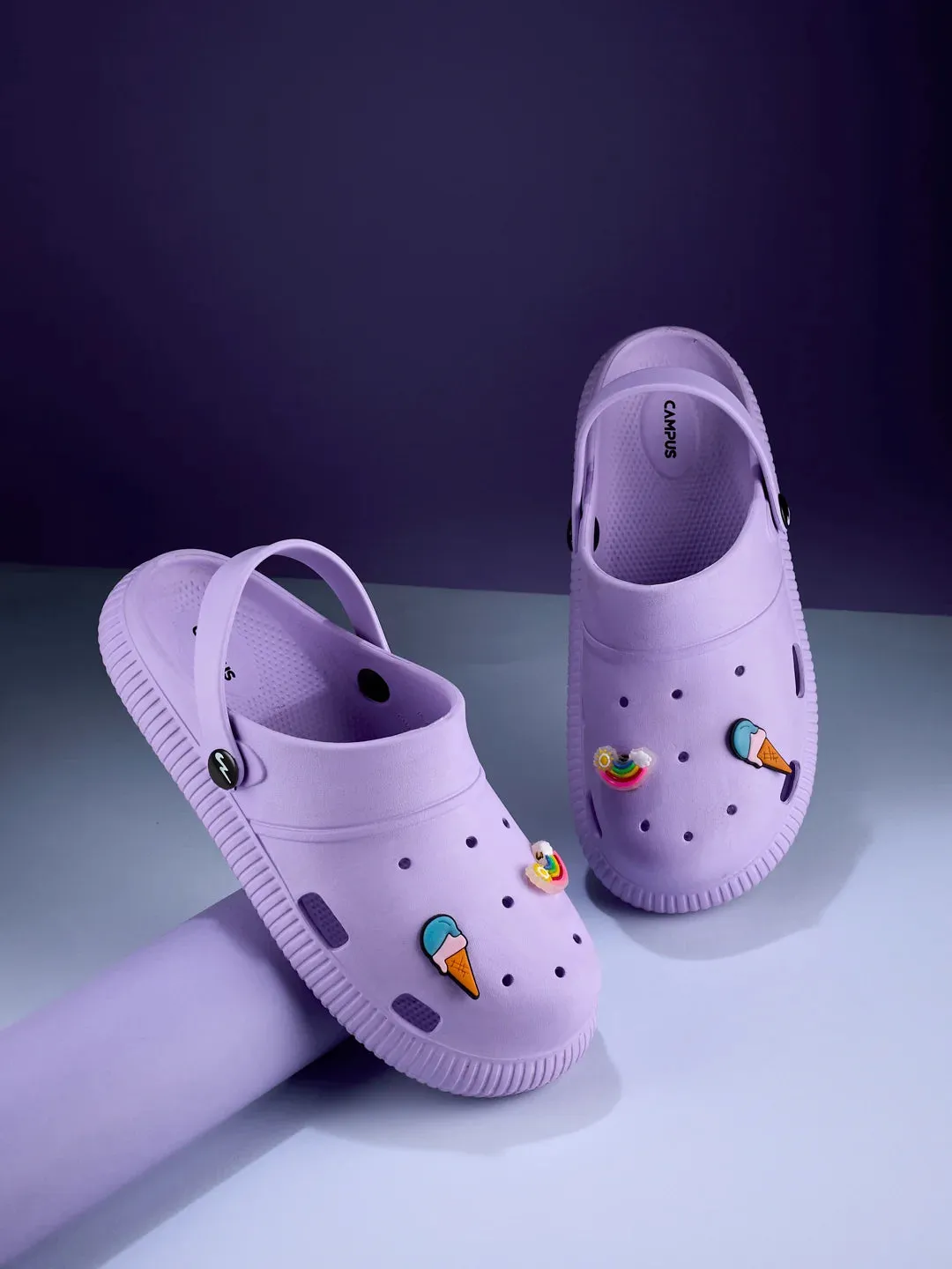 GC-9002C Purple Child Clogs
