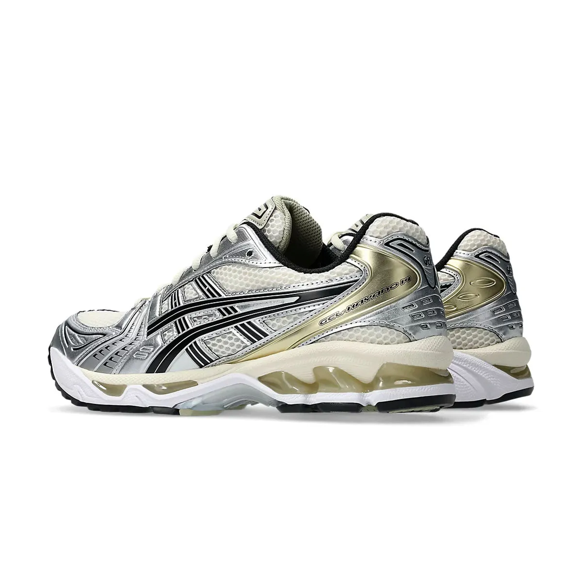 GEL-Kayano 14 'Birch Pure Silver' Boosted flair