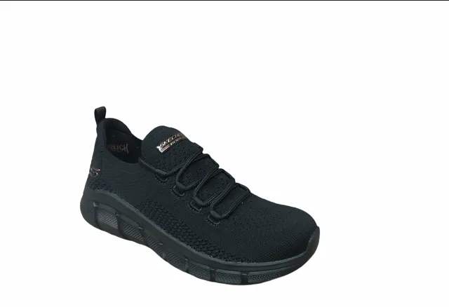 Lockdown Heel Skechers Bobs B Flex Color Connect 117121/BBK black