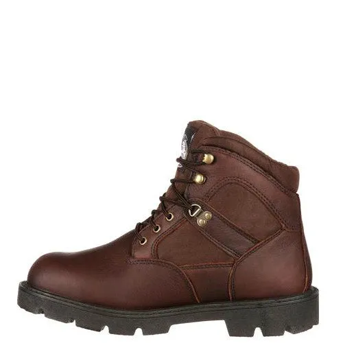 Georgia Men's 6" Homeland Waterproof Work Boot - Brown G106