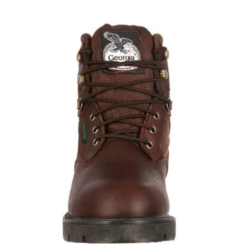 Georgia Men's 6" Homeland Waterproof Work Boot - Brown G106