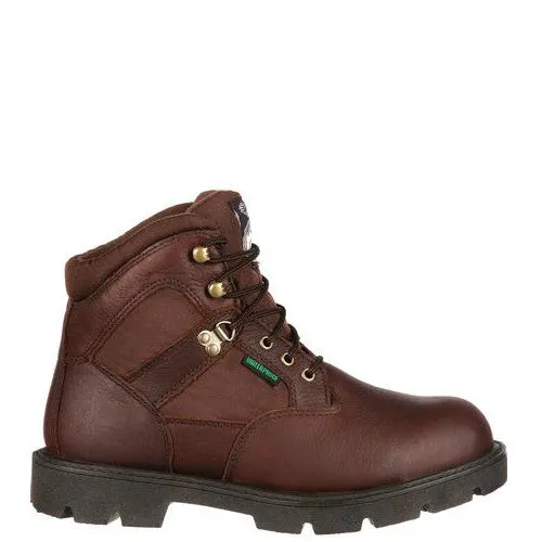 Georgia Men's 6" Homeland Waterproof Work Boot - Brown G106