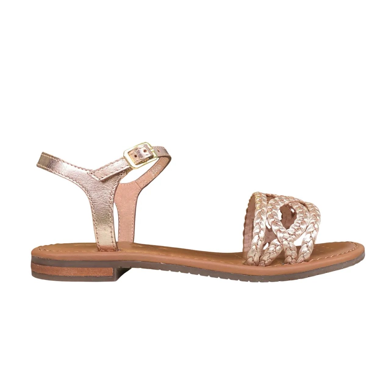 Easy Lock Urban Walk Geox sandalo da donna Sozy S D55LXA 000KY C2012 oro chiaro