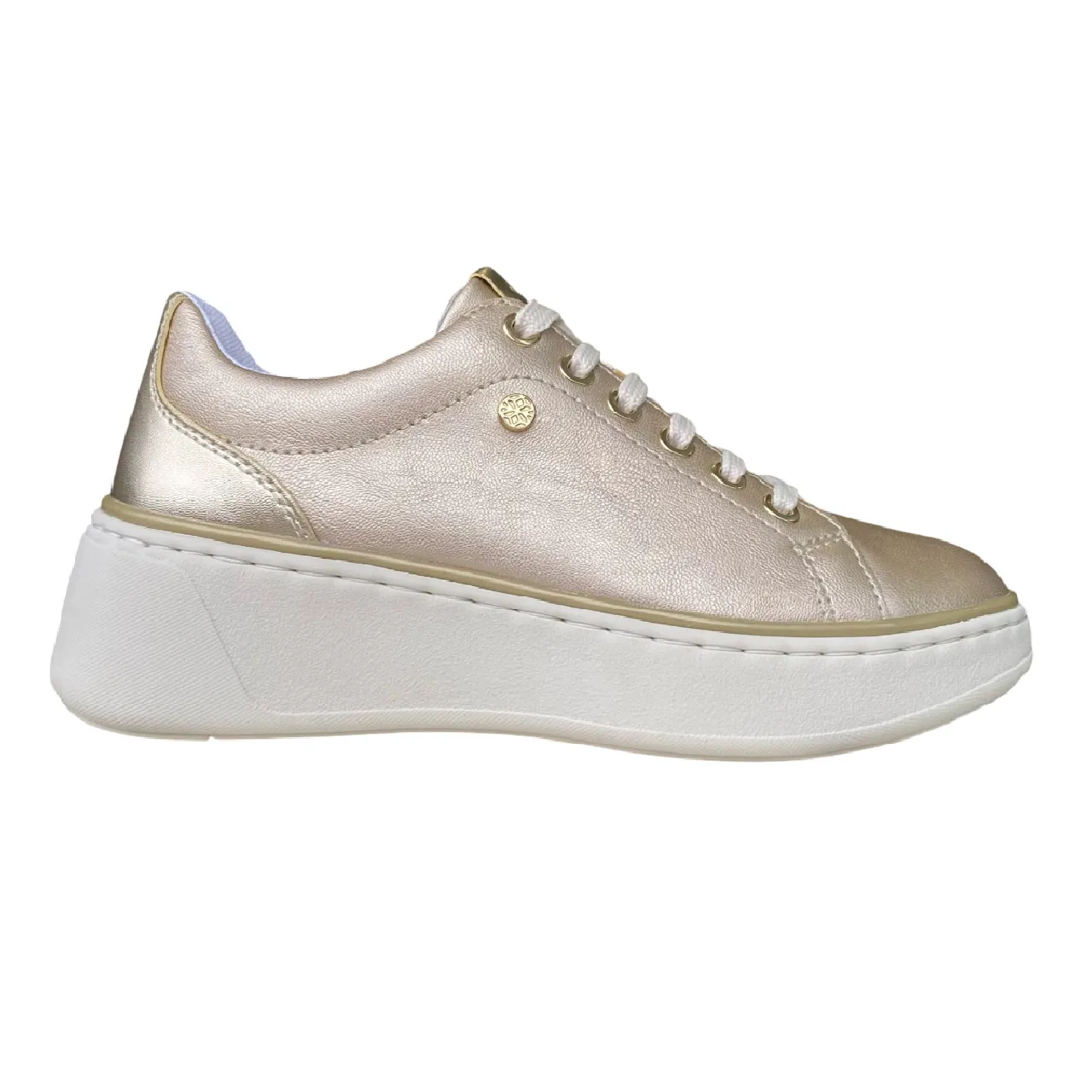 touring biking shoes Geox scarpa sneakers da donna Sunnetty D55YHA 0NFBN C2012 laminata oro