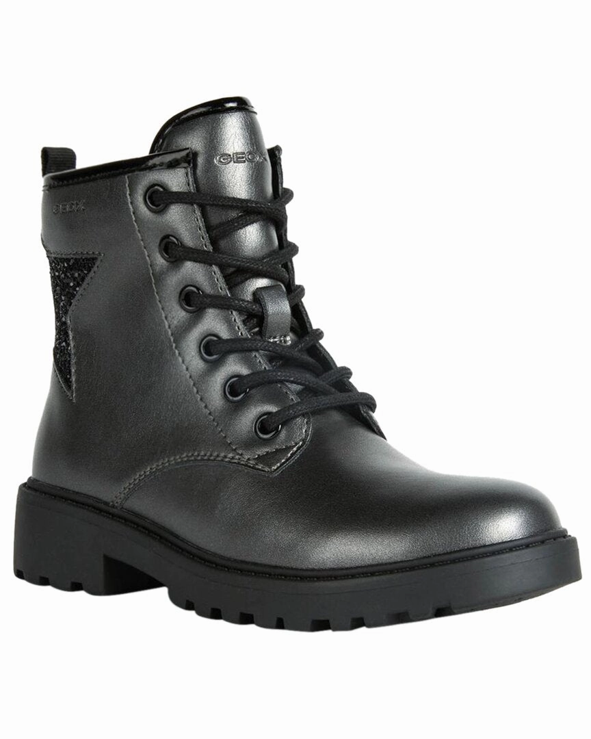 Geox Casey Star Leather Boot Abrasion Resistant Upper Lightweight Design
