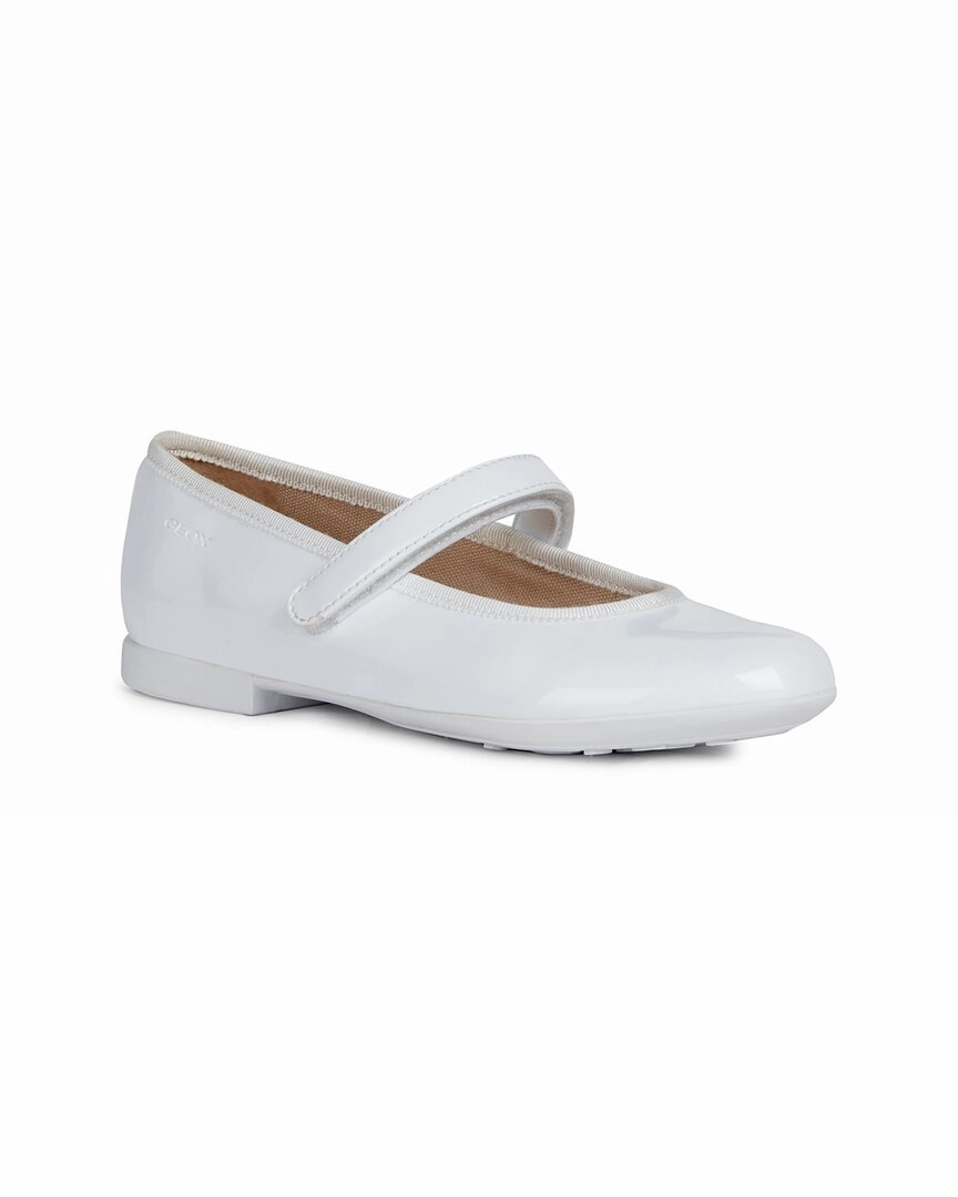 Geox Plie Ballerina Flat Breathable Knit Fabric