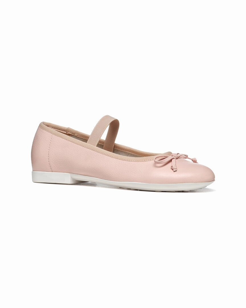 Geox Plie Leather Ballerina Flat Lightweight