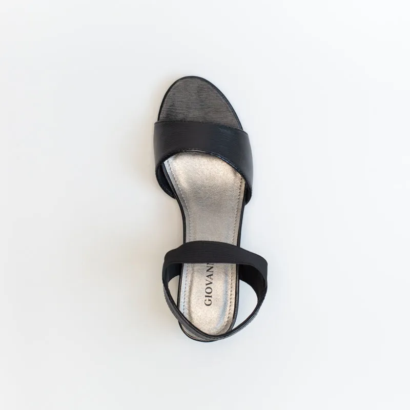Giovanni Women Textured Block Heel Sandal _ 152074