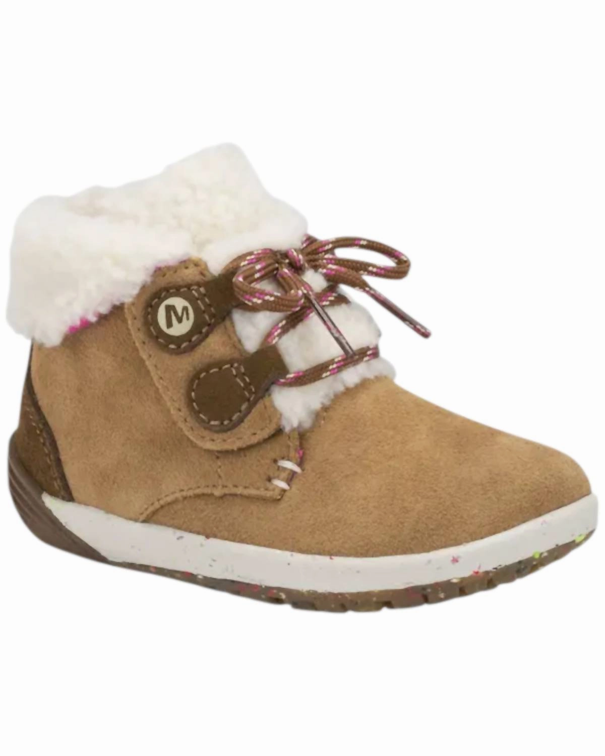 Anti Microbial Treatment Fit Flex Girl's Bare Steps Boots In Chestnut