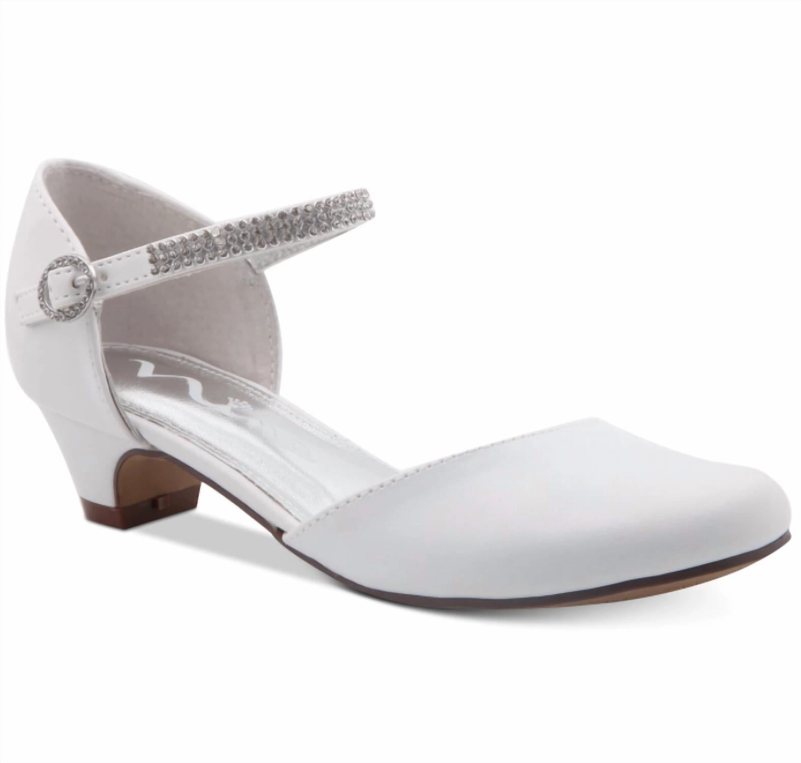 Comfortable Bottom Girl's Cera Sandals In White
