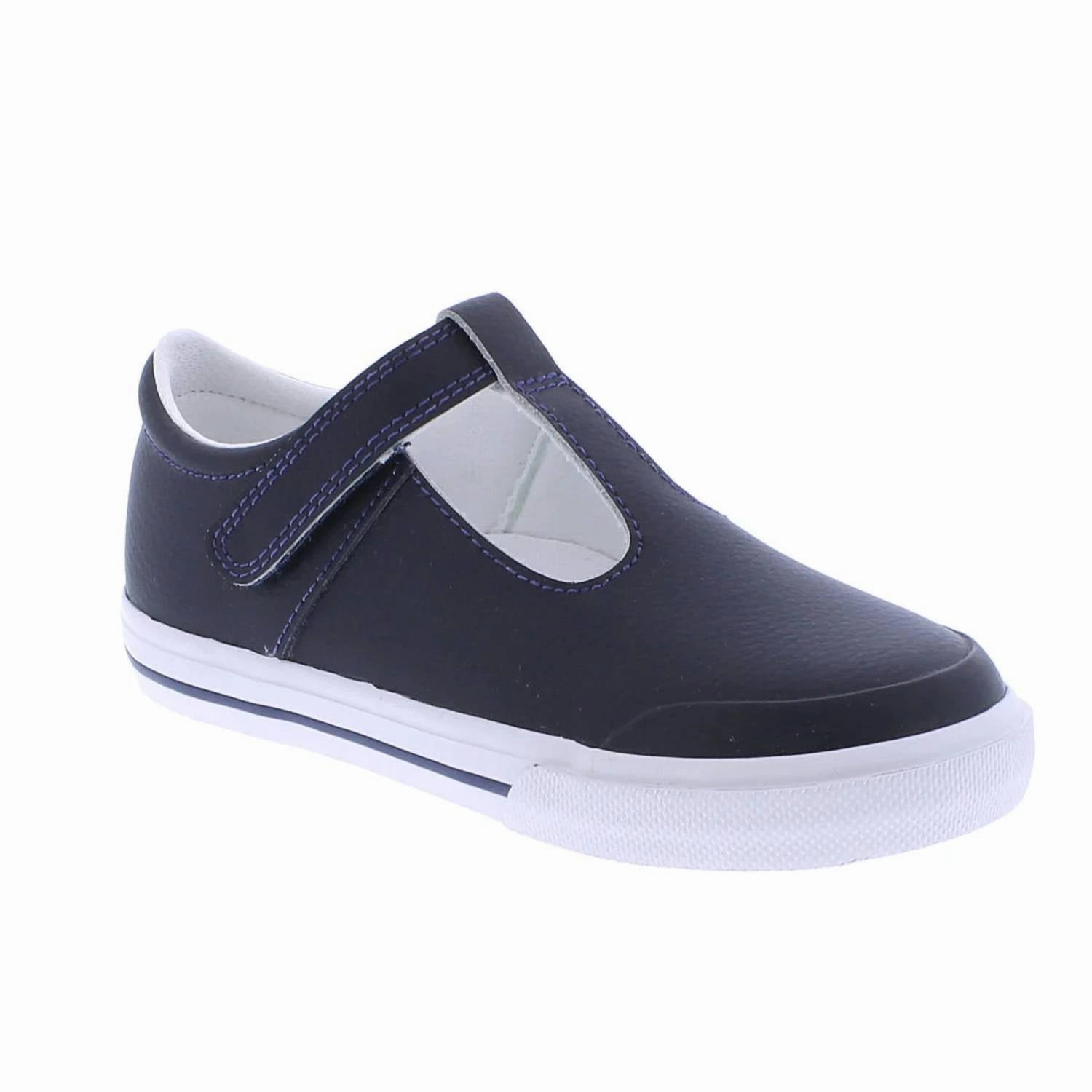 Classic Vibe Girl's Drew Sneakers In Navy Leather