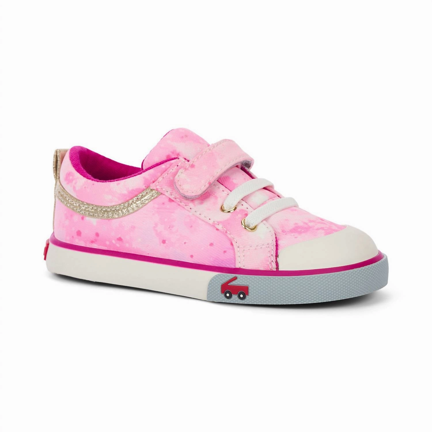 subtle style Sneakers Girl's Kristin Kids Sneaker In Pink/stars