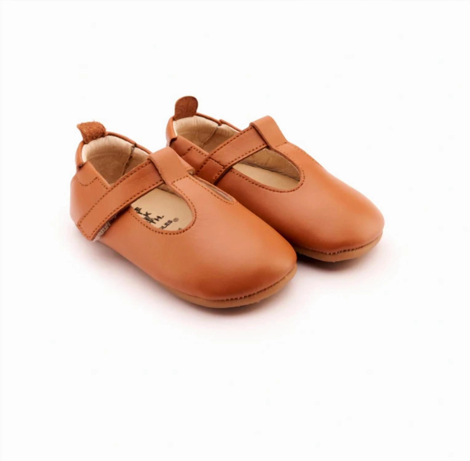 Girl's Ohme Bub Shoes In Tan Comfortable Upper Eco Comfort
