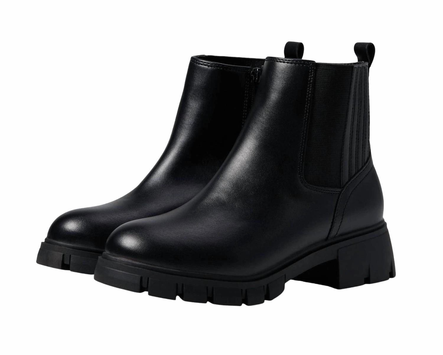 Girls Boots In Black Tensile Fiber Upper