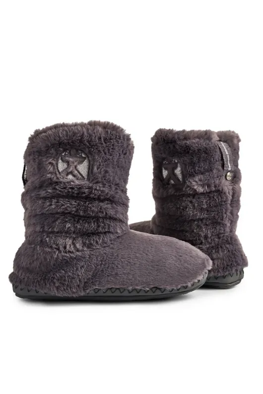 Gisele Faux Fur Rouched Slipper Boot