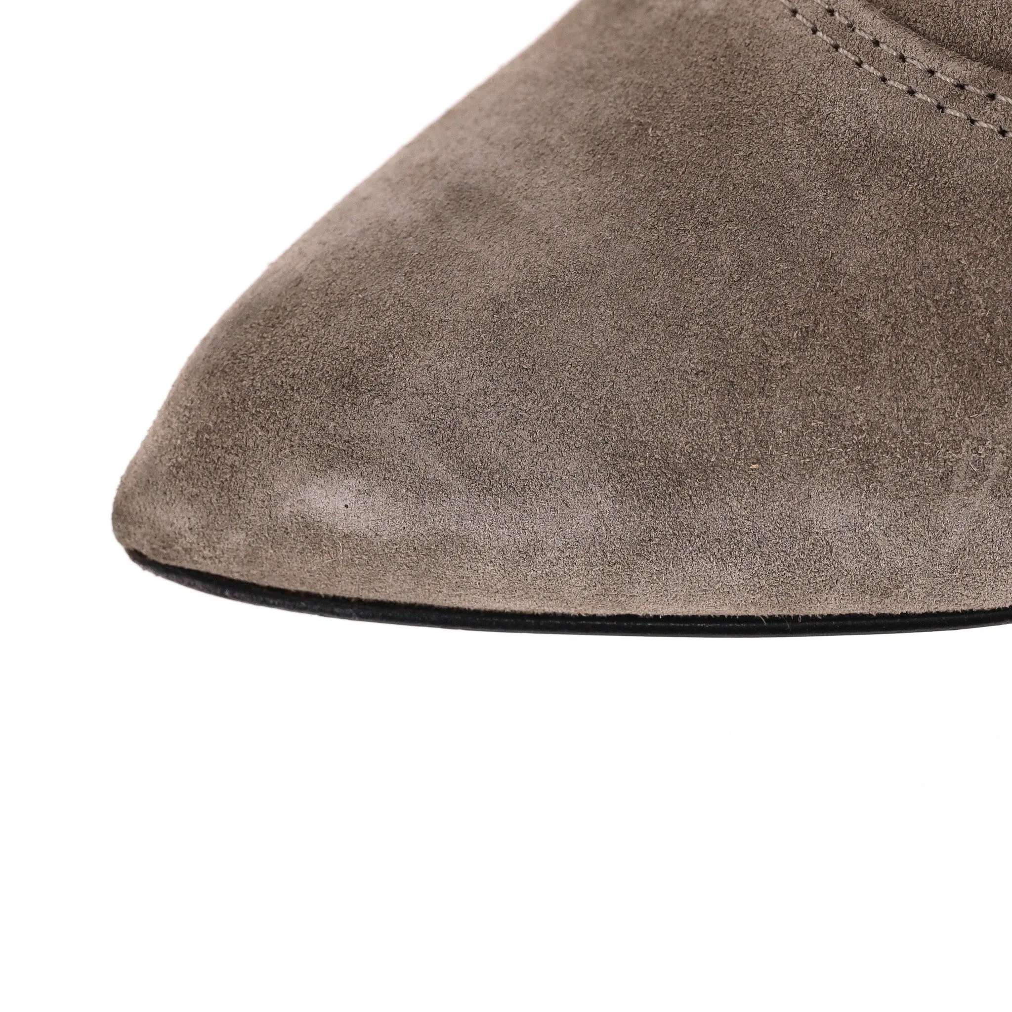 Giuseppe Zanotti Suede Ankle Boots With Shearling Trim. Size 39.5