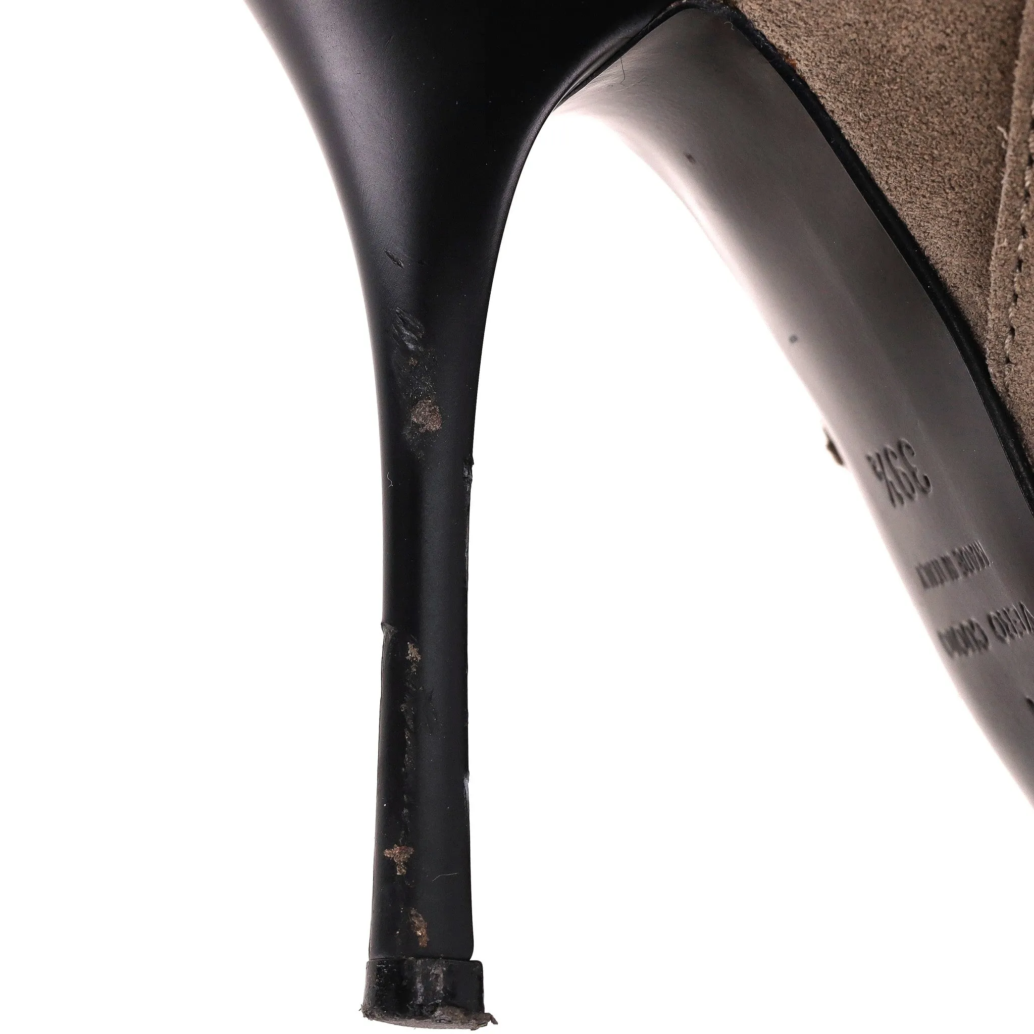 Giuseppe Zanotti Suede Ankle Boots With Shearling Trim. Size 39.5