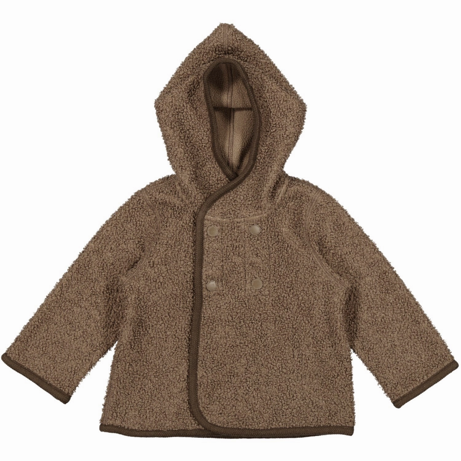 Drop Tail Hem MarMar Bonded Teddy Terre Jojoa Jacket